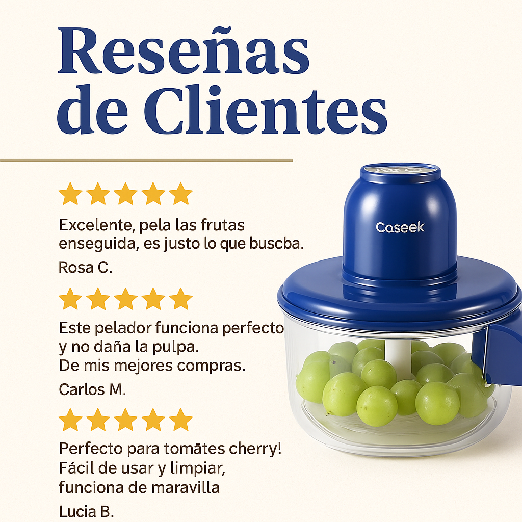 Pelador automatico de Frutas y Verduras