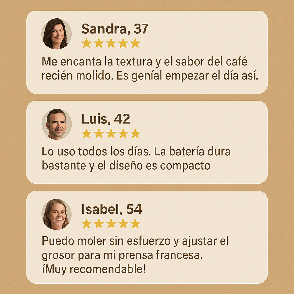 Molino de Café Electrico Portatíl