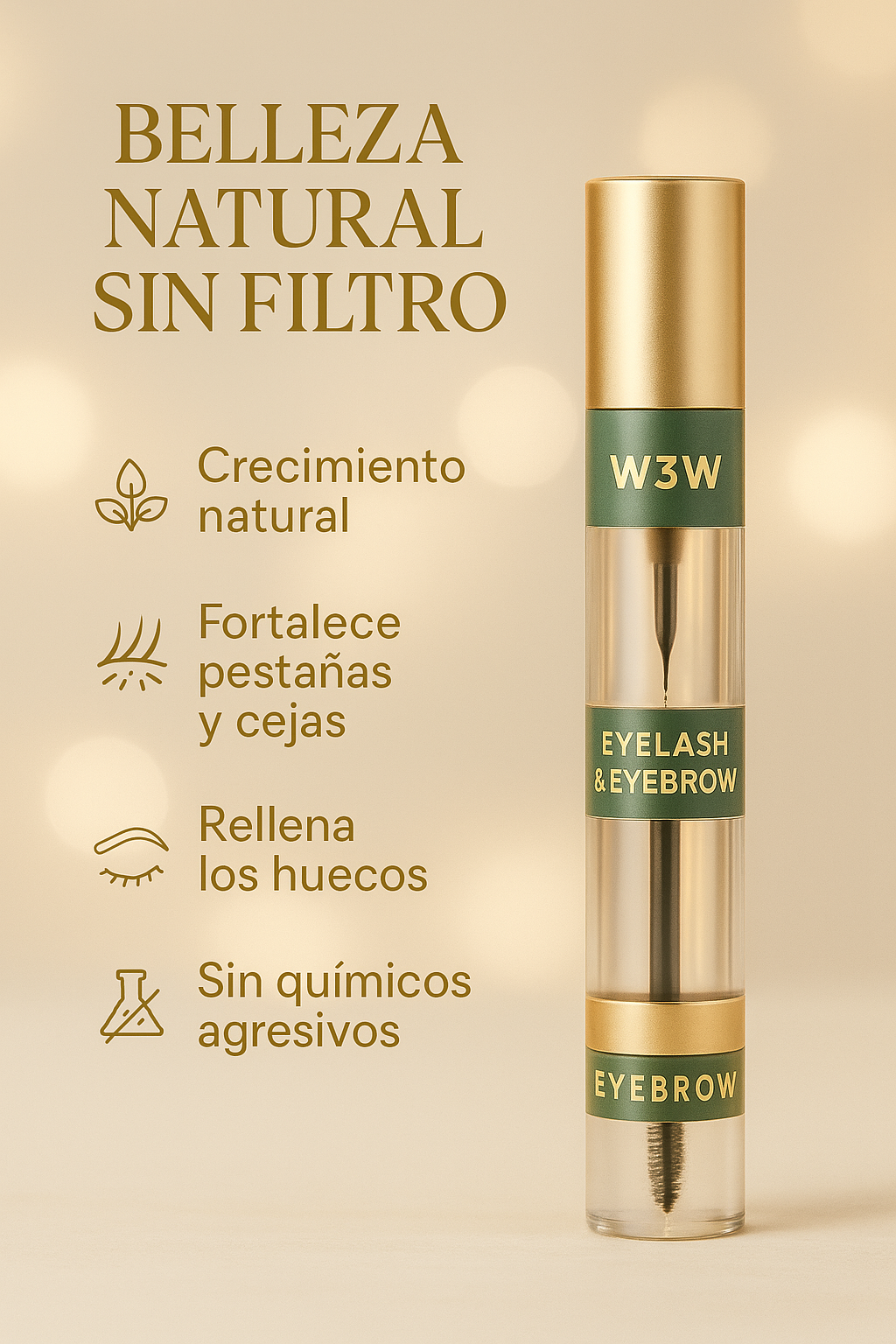 Serum de Cejas y pestañas 2 en 1