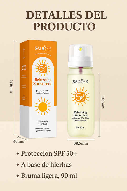 Agua solar Koreana - Bloqueador en agua