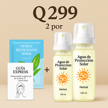 Agua solar Koreana - Bloqueador en agua